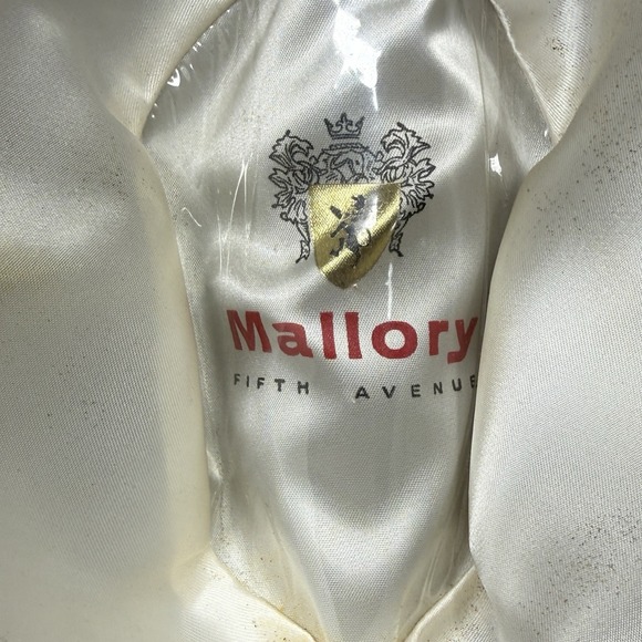 Vintage Mallory Fifth Avenue Brown Fur Felt Fedora Hat 7 1/8 USA - Picture 3 of 9